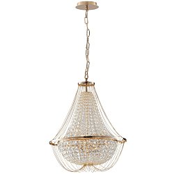 Obrázek pro produkt Závěsné svítidlo VIENNA zlatá, 6xE14, 60 x 120 cm - FANEUROPE