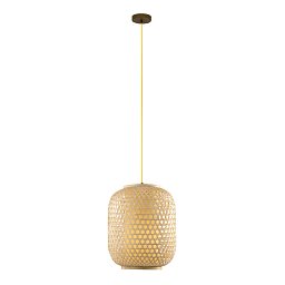 Obrázek pro produkt Závěsné svítidlo ZEN OCRA, 1xE27, 30 x 30 x 120 cm - FANEUROPE