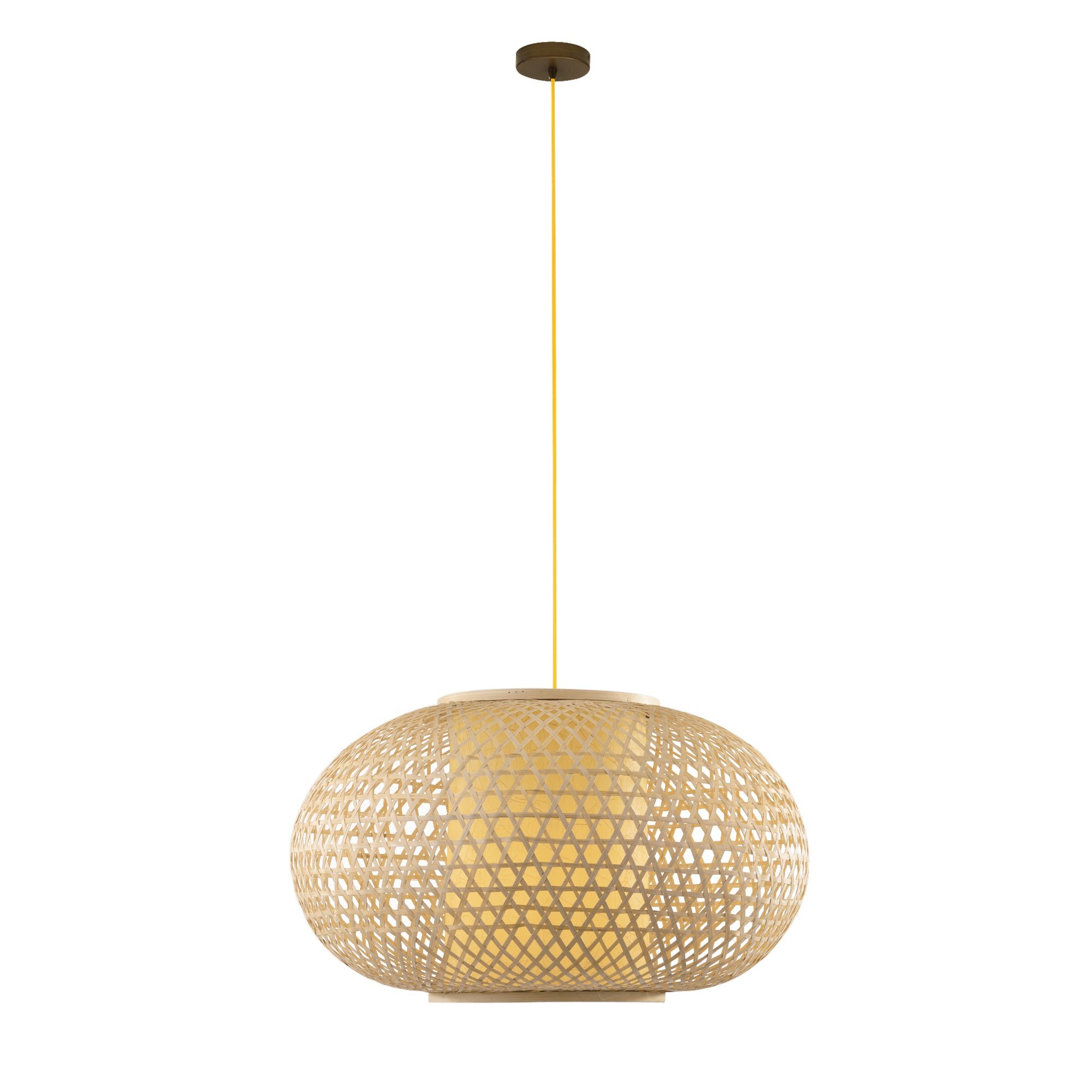FAN I-ZEN-S-XXL Závěsné svítidlo ZEN OCRA, 1xE27, 60 x 60 x 120 cm - FANEUROPE