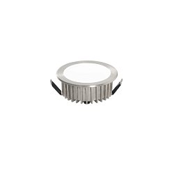 Obrázek pro produkt Zápustné svítidlo LED Fusion, nikl/hliník, 5 W, 400 lm, 4000 K, 7 x 7 x 3,2 cm - FANEUROPE