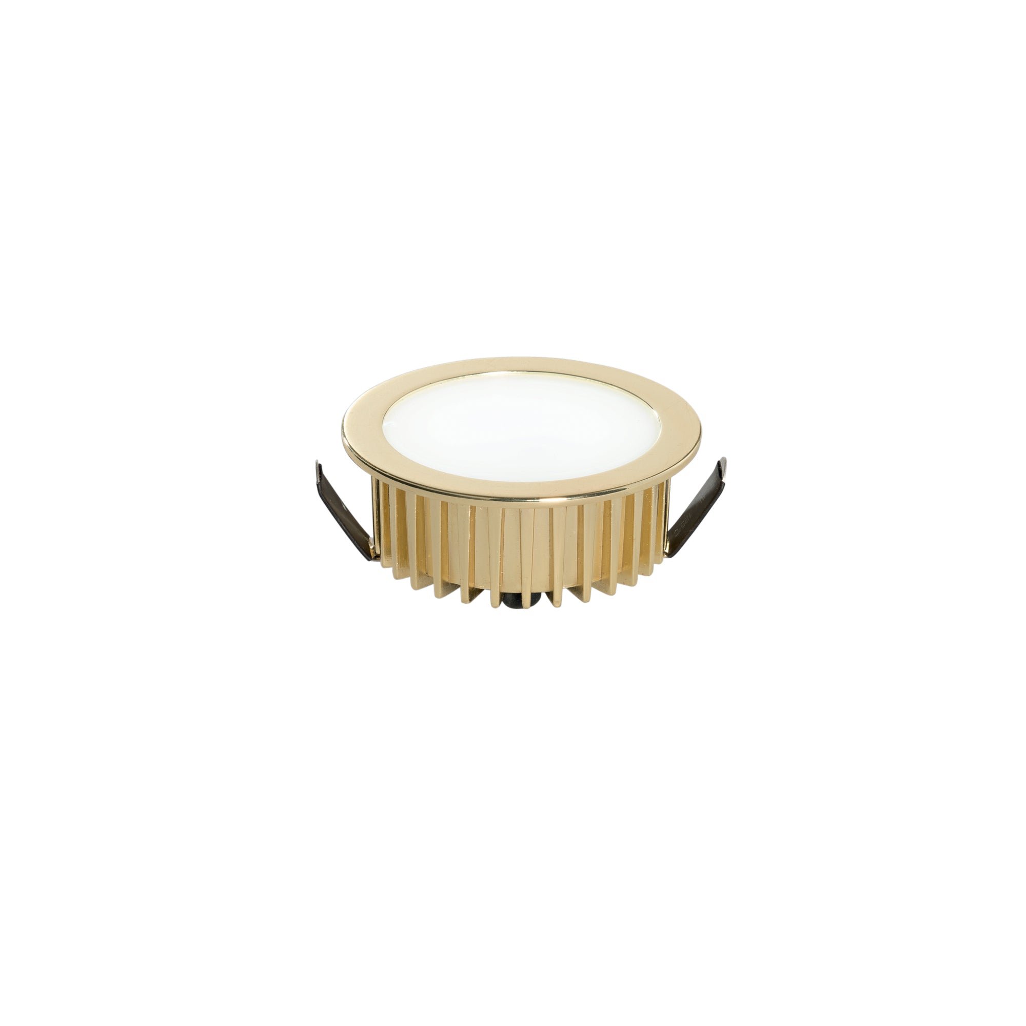FAN INC-FUSION-5W ORO Zápustné svítidlo LED Fusion, zlatá/hliník, 5 W, 400 lm, 4000 K, 7 x 7 x 3,2 cm - FANEUROPE
