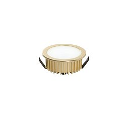 Obrázek pro produkt Zápustné svítidlo LED Fusion, zlatá/hliník, 5 W, 400 lm, 4000 K, 7 x 7 x 3,2 cm - FANEUROPE