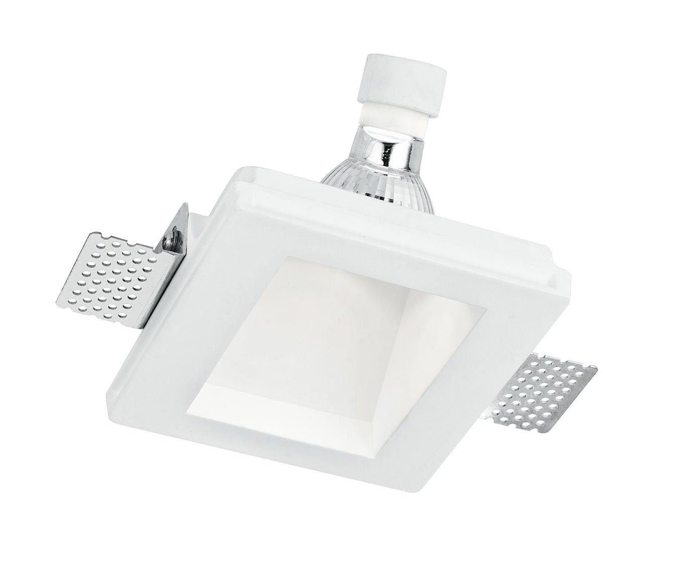 FAN INC-GHOST-Q1D Zápustné svítidlo Ghost, bílá, 1 x GU10, 12 x 12 x 5,5 cm - FANEUROPE