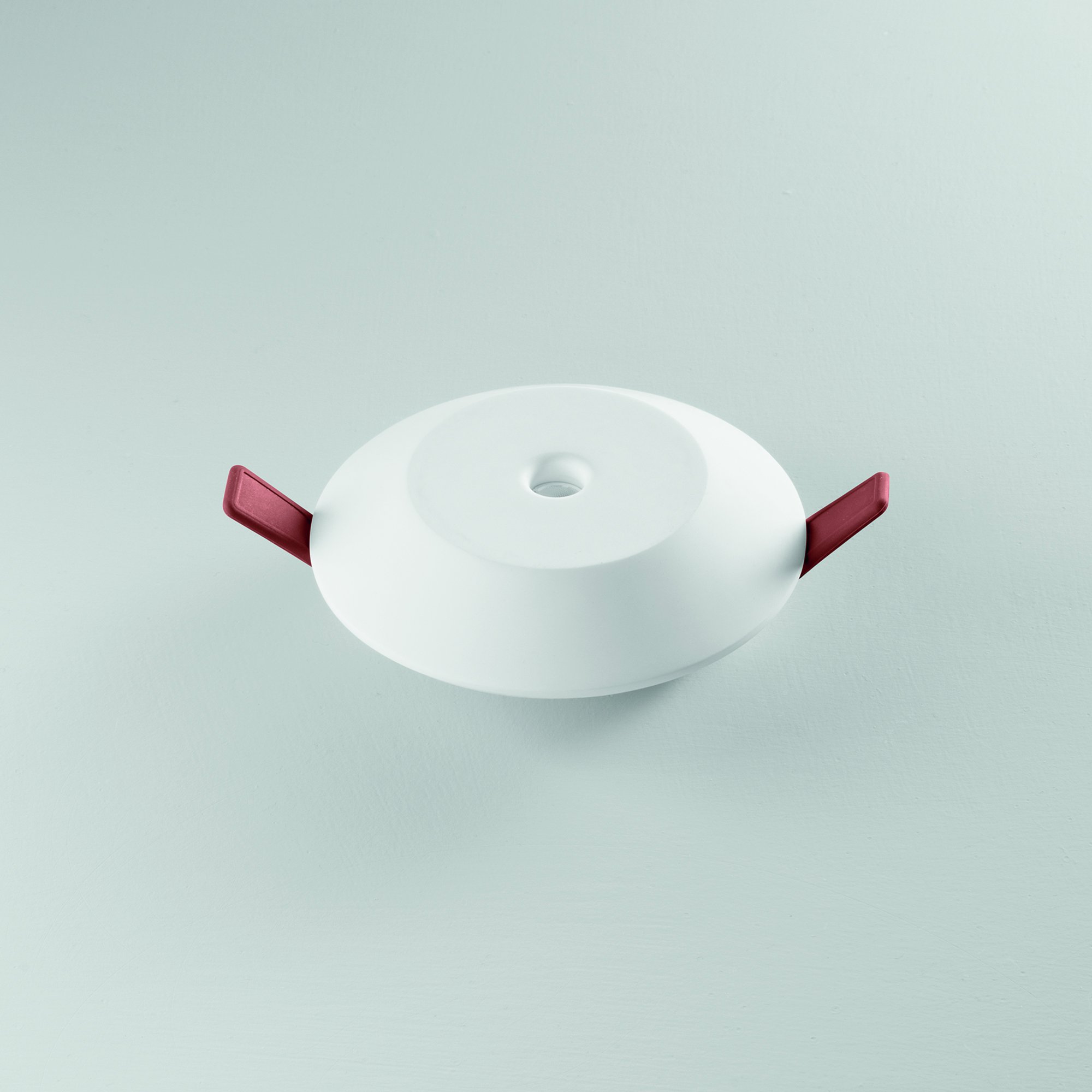 FAN INC-HALL-R1C Vestavné LED svítidlo Hall (kulaté, bílá sádra) 5 W, 530 lm, 3000 K, včetně driveru, pr. 130 mm - FANEUROPE