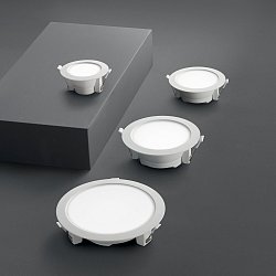Obrázek pro produkt Zápustné svítidlo LED Horus, bílé, polykarbonát, 25 W, 3250 lm, 4000 K, IP40, 23 x 23 x 6 cm - FANEUROPE