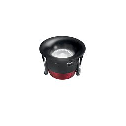 Obrázek pro produkt Zápustné venkovní svítidlo LED Hyde, hliník/polykarbonát, černé, 8 W, 750 lm, CCT stmívatelné, IP65, 8,5 x 8,5 x 5,8 cm - FANEUROPE