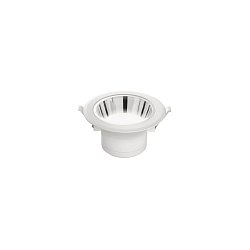 Obrázek pro produkt Zápustné svítidlo LED Mack, bílé/chrom, polykarbonát, 15 W, 1650 lm, 3000 K, 15 x 15 x 8,1 cm - FANEUROPE
