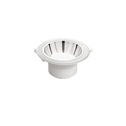 Obrázek pro produkt Zápustné svítidlo LED Mack, bílé/chrom, polykarbonát, 20 W, 2500 lm, 3000 K, 19 x 19 x 9,1 cm - FANEUROPE