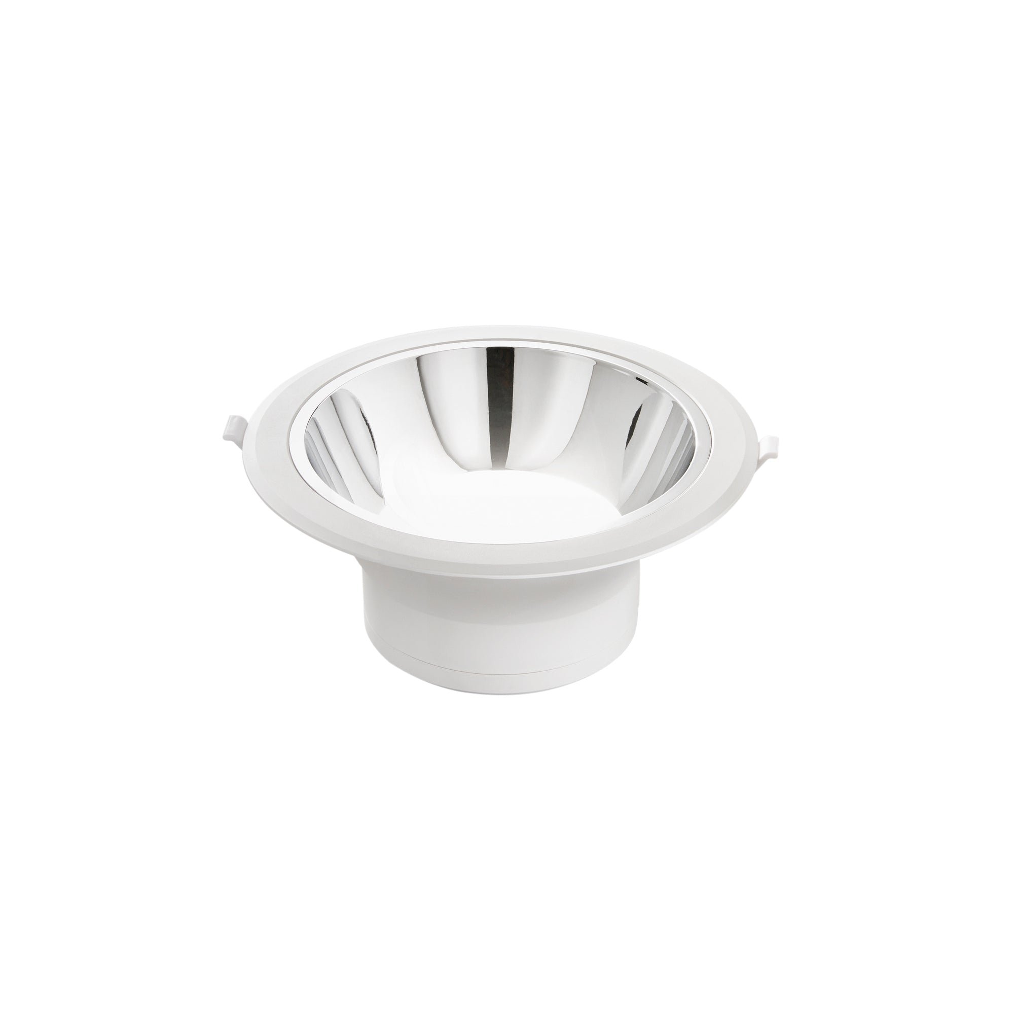 FAN INC-MACK-25 Zápustné svítidlo LED Mack, bílé/chrom, polykarbonát, 25 W, 3050 lm, 4000 K, 23 x 23 x 10,2 cm - FANEUROPE
