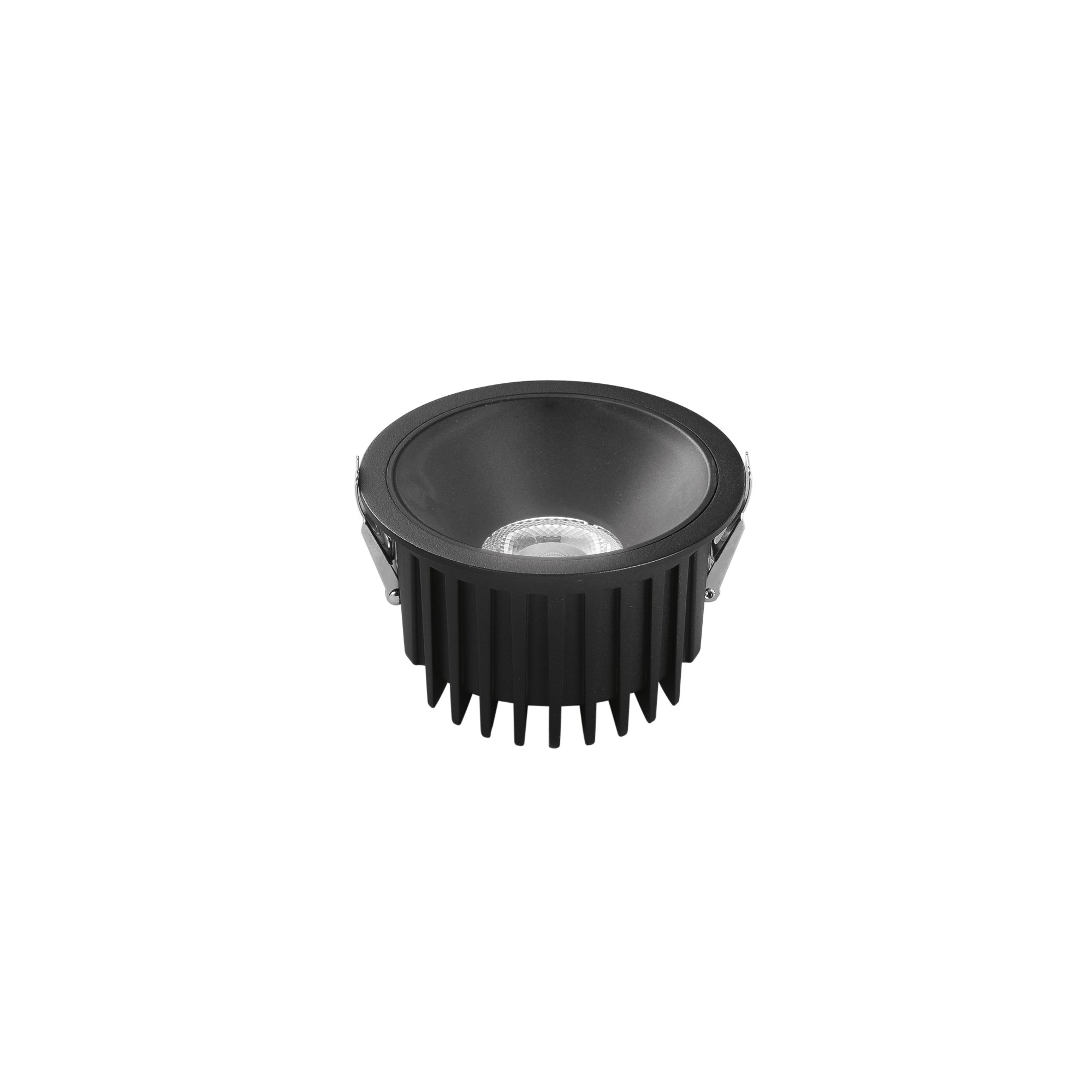 FAN INC-QUANTUM-R18DA-NER Zápustné svítidlo Quantum R18DA, černé, 18 W, 3000–4000 K, pr. 135 x 85 mm - FANEUROPE