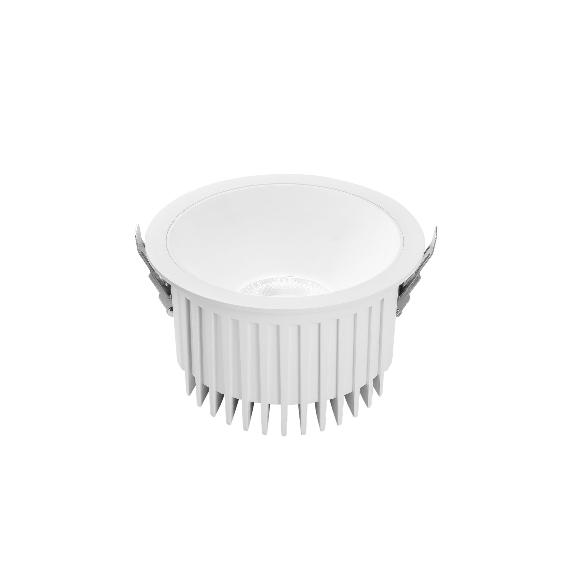 FAN INC-QUANTUM-R40DA-BCO Zápustné svítidlo Quantum R40DA, bílé, 40 W, 3000–4000 K, pr. 185 x 109 mm - FANEUROPE