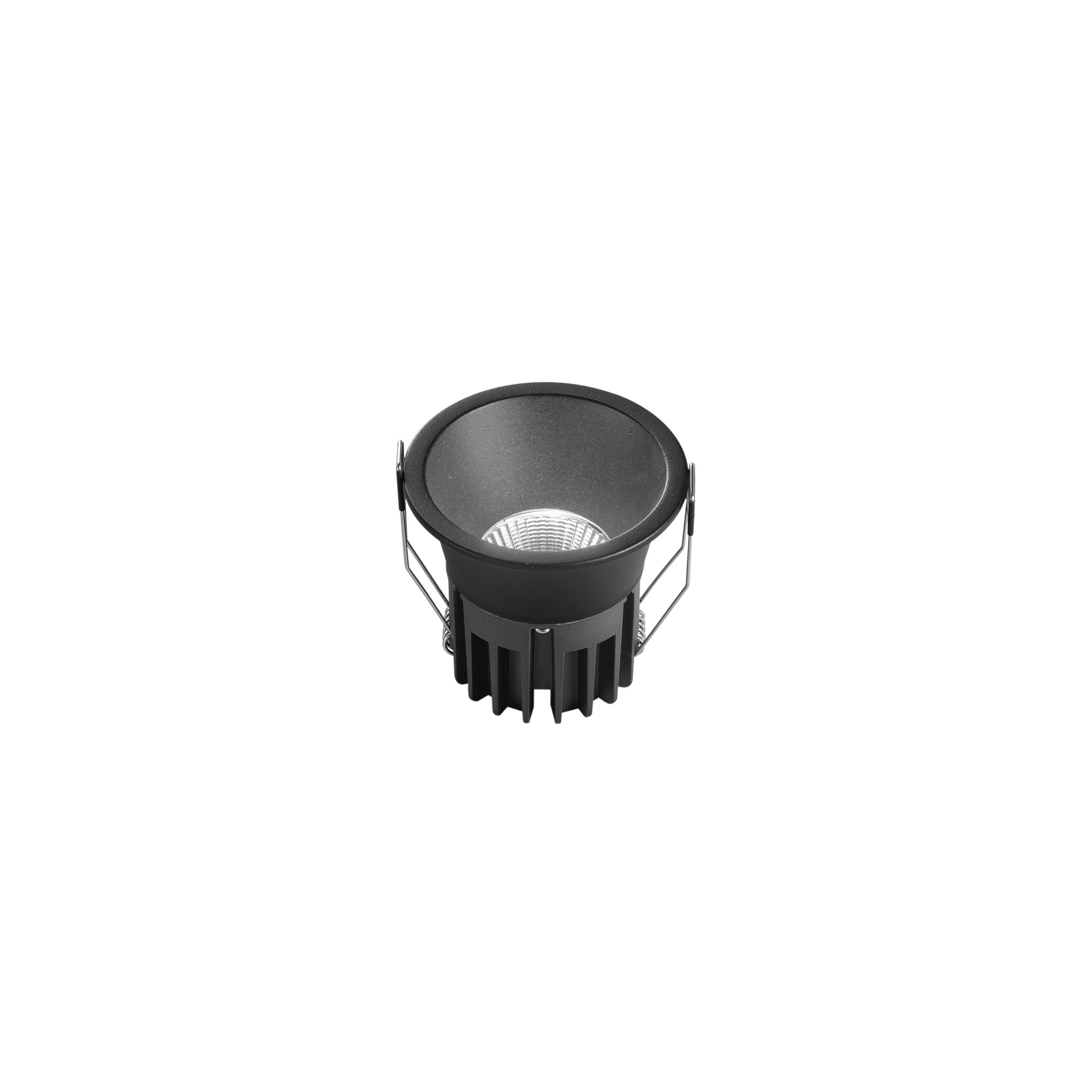 FAN INC-QUARK-R12DA-NER Zápustné svítidlo Quark R12DA, černé, 12 W, 3000–4000 K, pr. 85 x 80 mm - FANEUROPE