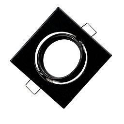 Obrázek pro produkt Zápustné svítidlo Reflex, nastavitelné, černé, 8,2 x 8,2 cm - FANEUROPE