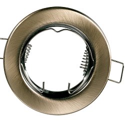 Obrázek pro produkt Zápustné svítidlo Reflex, zlatohnědé, průměr 8 cm - FANEUROPE