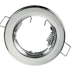 Obrázek pro produkt Zápustné svítidlo Reflex, chromové, průměr 8 cm - FANEUROPE