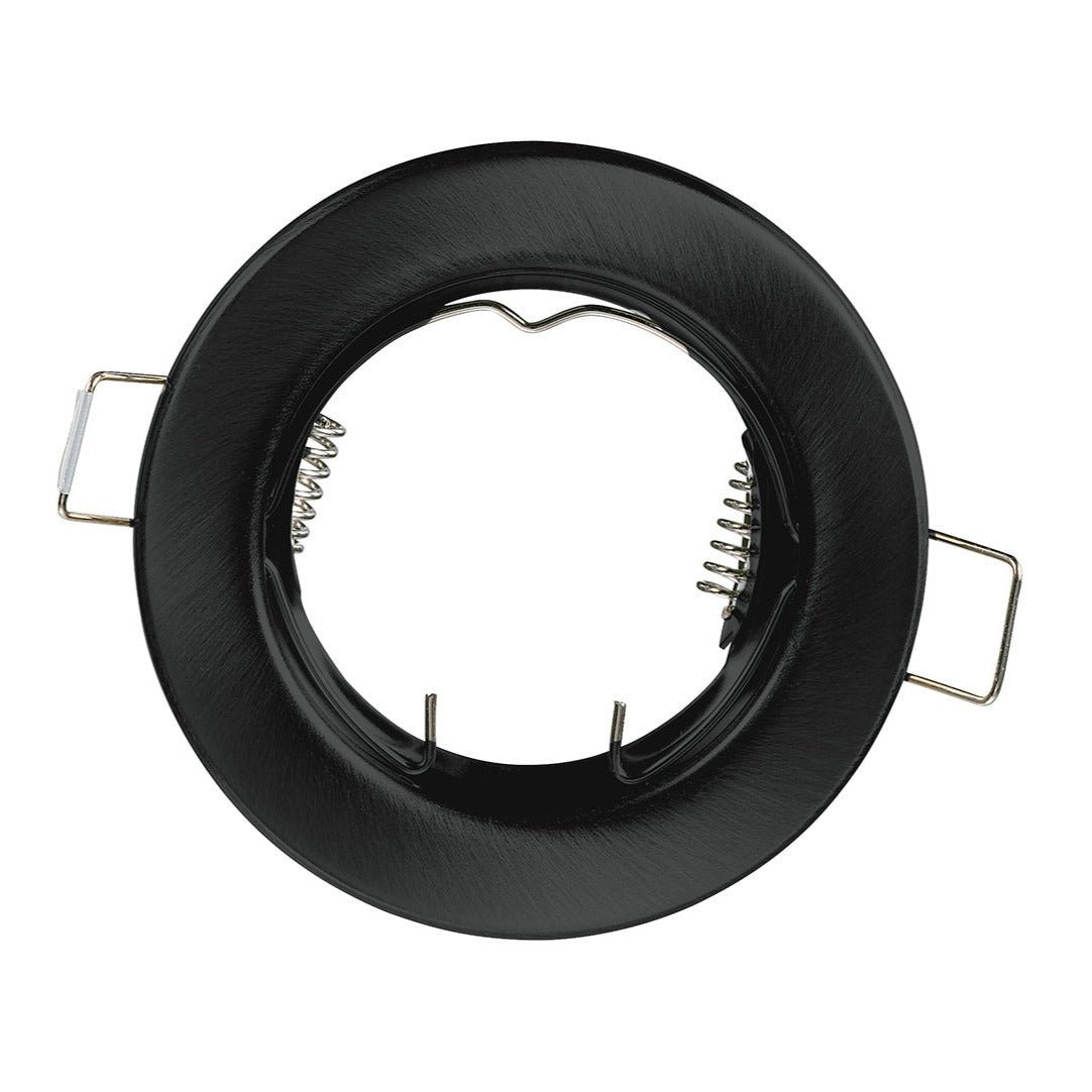 FAN INC-REFLEX-SF1 NER Zápustné svítidlo Reflex, černé, průměr 8 cm - FANEUROPE