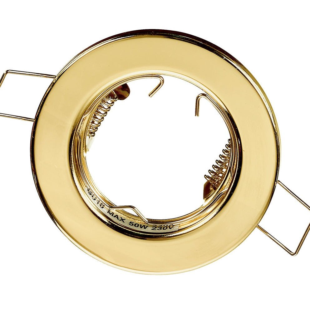 FAN INC-REFLEX-SF1 ORO Zápustné svítidlo Reflex, zlaté, průměr 8 cm - FANEUROPE