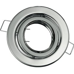 Obrázek pro produkt Zápustné svítidlo Reflex, nastavitelné, chromové, průměr 10 cm - FANEUROPE