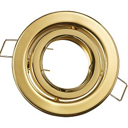 Obrázek pro produkt Zápustné svítidlo Reflex, nastavitelné, zlaté, průměr 10 cm - FANEUROPE
