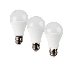 Obrázek pro produkt Sada 3 x žárovek LED E27, 11 W, 1050 lm, 3000 K, 160 °, 60 x 108 mm, 15 000 h, CRI 80 - FANEUROPE