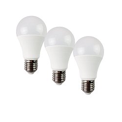 Obrázek pro produkt Sada 3 x žárovek LED E27, 11 W, 1050 lm, 6500 K, 160 °, 60 x 108 mm, 15 000 h, CRI 80 - FANEUROPE