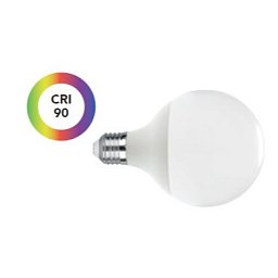 Obrázek pro produkt Žárovka LED GLOBO E27, 14 W, 1521 lm, 4000 K, 300 °, 95 x 138 mm, 15 000 h, CRI 90 - FANEUROPE
