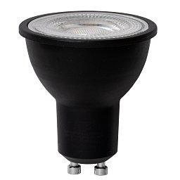 Obrázek pro produkt Žárovka LED GU10 černá, 7 W, 630 lm, 3000 K, 60 °, 50 x 56 mm, 15 000 h, CRI 80 - FANEUROPE