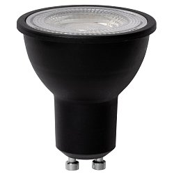 Obrázek pro produkt Stmívatelná žárovka LED GU10 černá, 7 W, 520 lm, 4000 K, 36 °, 50 x 56 mm, 15 000 h, CRI 80 - FANEUROPE