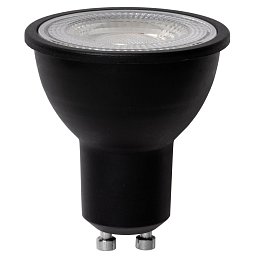 Obrázek pro produkt Stmívatelná žárovka LED GU10 černá, 7 W, 630 lm, 3000 K, 60 °, 50 x 56 mm, 15 000 h, CRI 80 - FANEUROPE