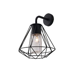 Obrázek pro produkt Venkovní nástěnné svítidlo MANDALA černá, 1xE27, IP44, 36 x 29,5 cm - FANEUROPE