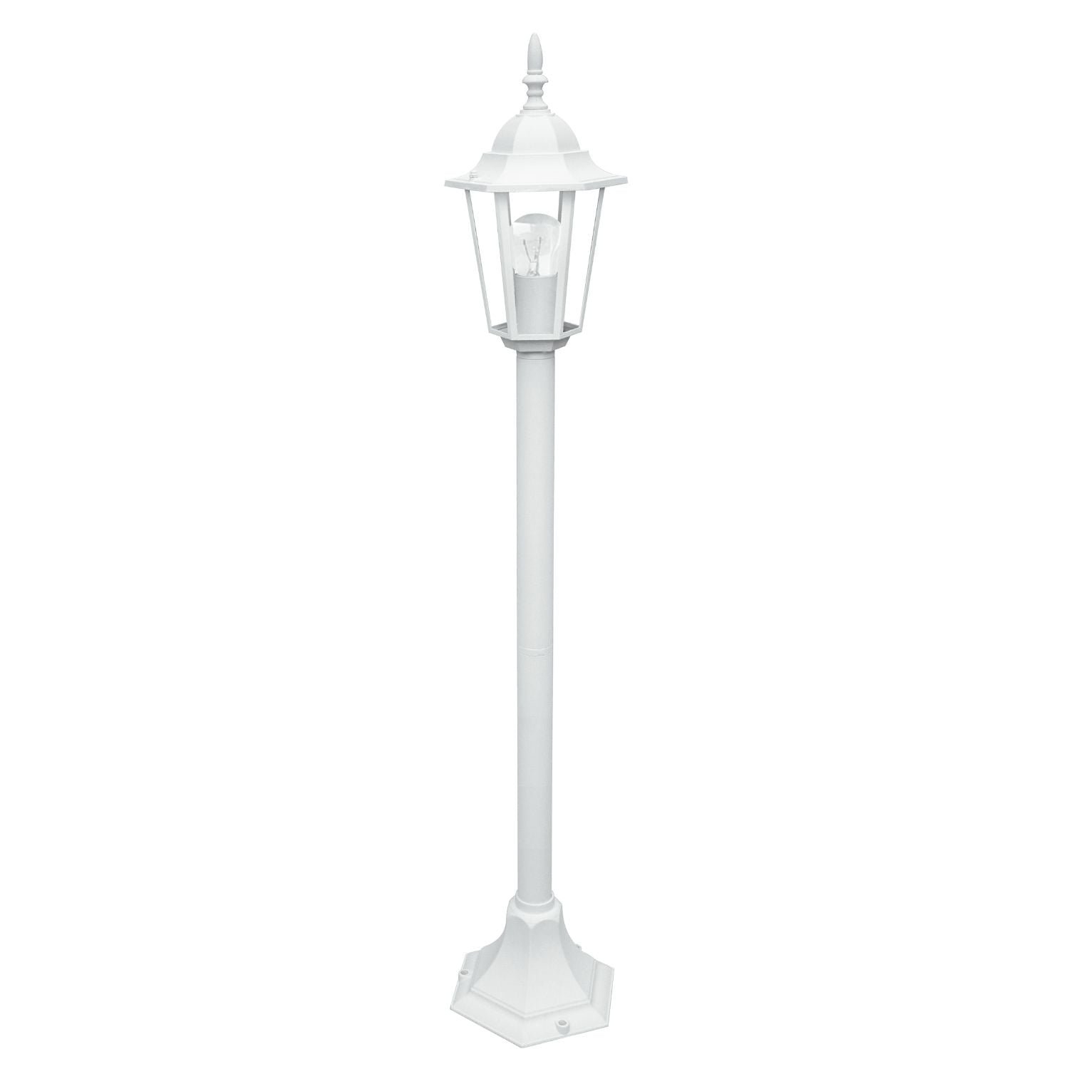 FAN LANT-MILANO/P1 BCO Sloupkové svítidlo MILANO bílá, 1xE27, IP44, 105 x 21 cm - FANEUROPE
