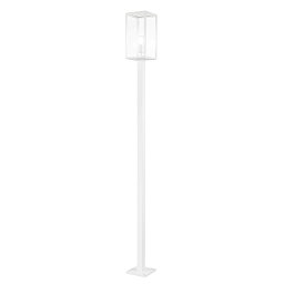 Obrázek pro produkt Sloupkové svítidlo PALO MIRAGE kov/sklo bílá, 1xE27, 199,5 x 17 x 17 cm - FANEUROPE