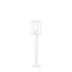 Obrázek pro produkt Sloupkové svítidlo PALETTO MIRAGE kov/sklo bílá, 1xE27, 86 x 13 x 13 cm - FANEUROPE