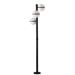 Obrázek pro produkt Sloupkové svítidlo PALO ORBIT černá, 3xE27, IP44, 220,5 x 44,5 cm - FANEUROPE