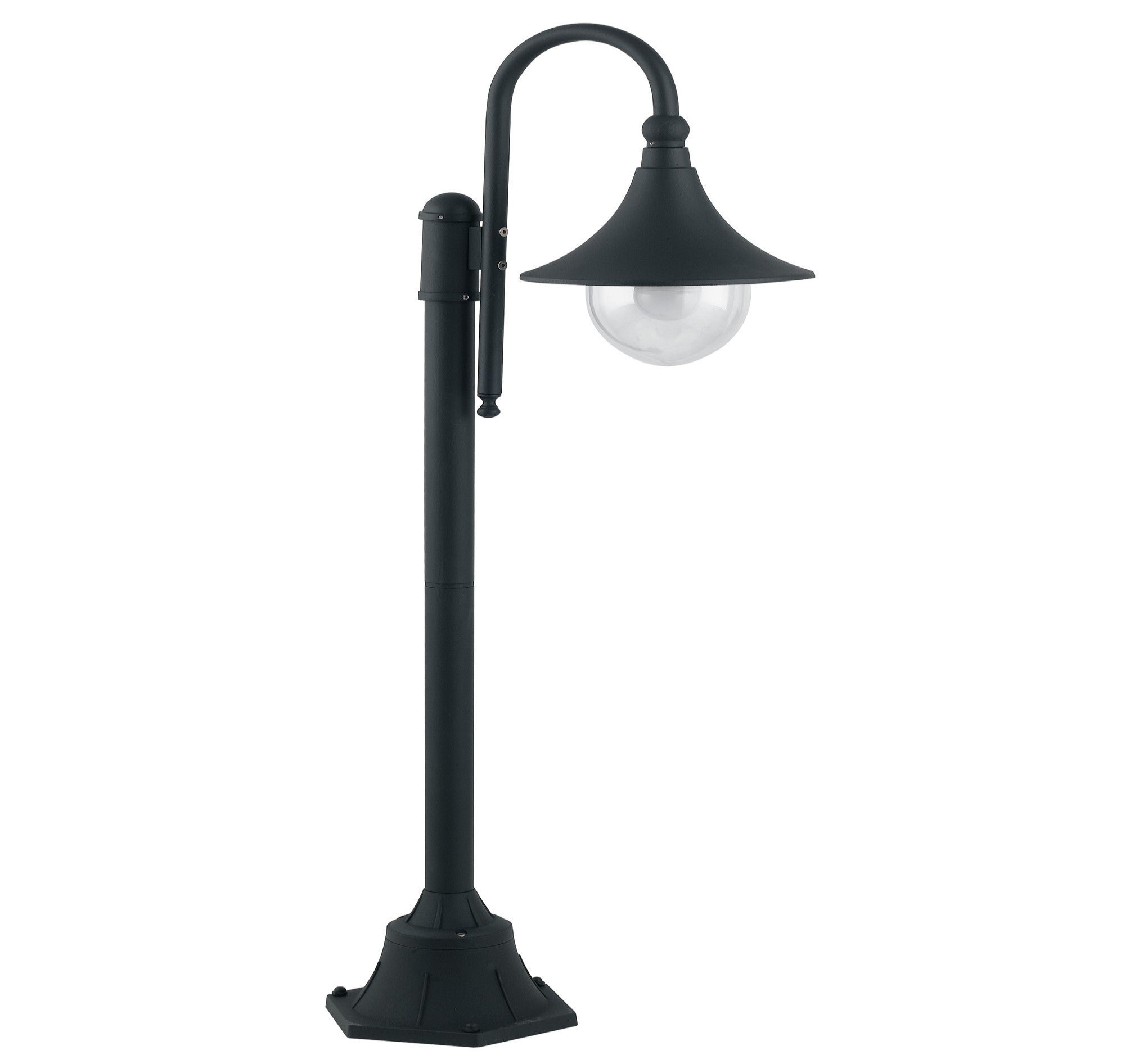 FAN LANT-PAVIA-P1 Sloupkové svítidlo PALETTO PAVIA černá, 1xE27, IP44, 130 x 51 cm - FANEUROPE