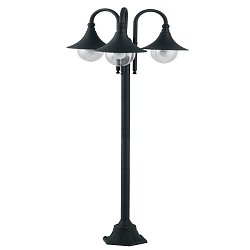 Obrázek pro produkt Sloupkové svítidlo PALO PAVIA černá, 3xE27, IP44, 190 x 56 cm - FANEUROPE