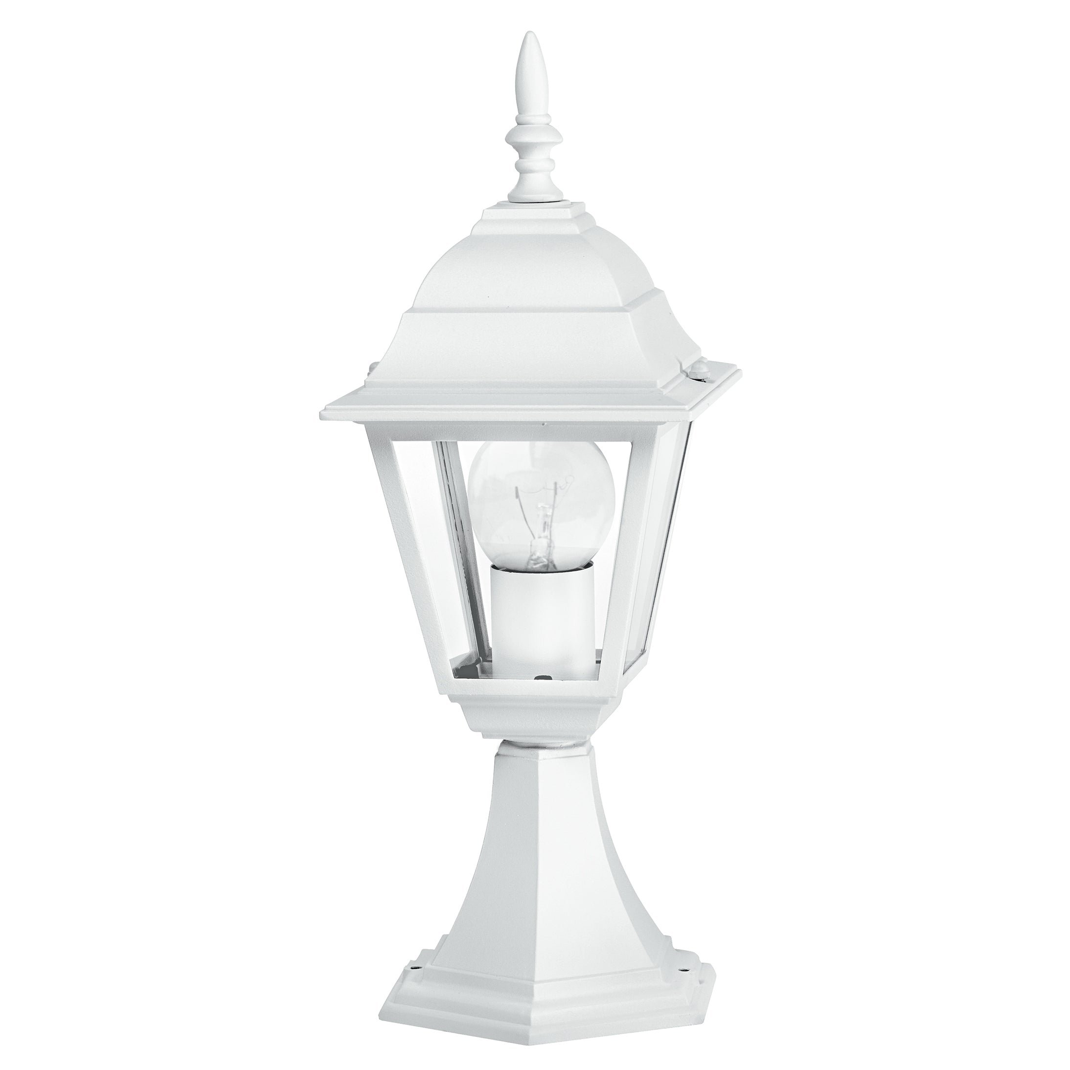 FAN LANT-ROMA/L1 BCO Venkovní svítidlo LUME ROMA bílá, 1xE27, IP44, 14,6 x 14,6 x 39 cm - FANEUROPE