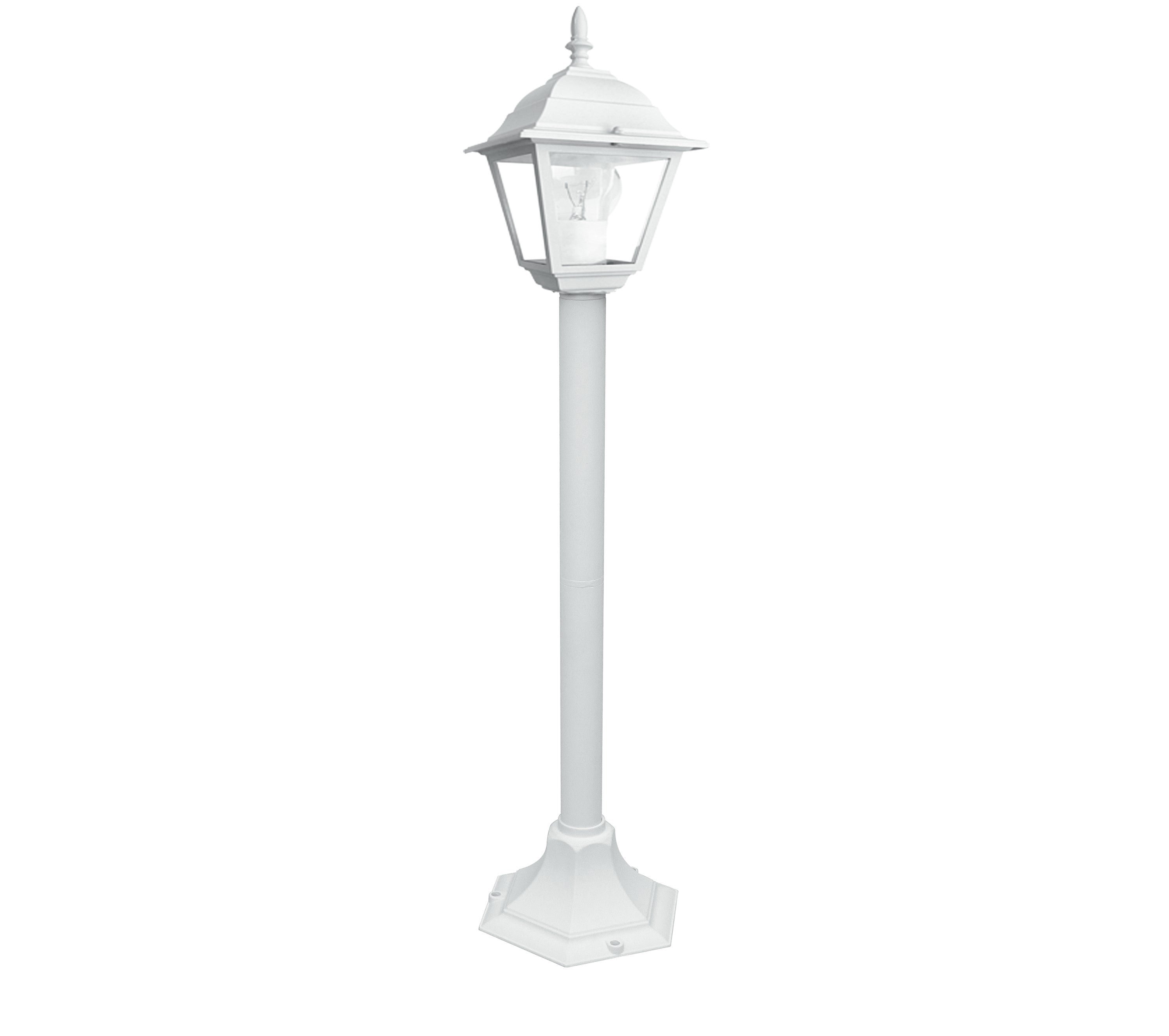 FAN LANT-ROMA/P1 BCO Sloupkové svítidlo PALETTO ROMA bílá, 1xE27, IP44, 104 x 14,6 x 14,6 cm - FANEUROPE