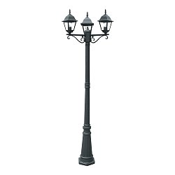 Obrázek pro produkt Sloupkové svítidlo PALO ROMA černá, 3xE27, IP44, 190 x 70 cm - FANEUROPE