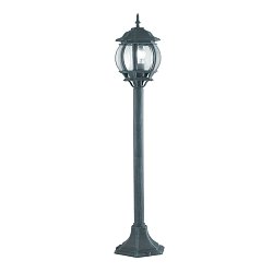 Obrázek pro produkt Sloupkové svítidlo PALETTO SANTIAGO černá/zelená, 1xE27, IP44, 110,3 x 21 cm - FANEUROPE