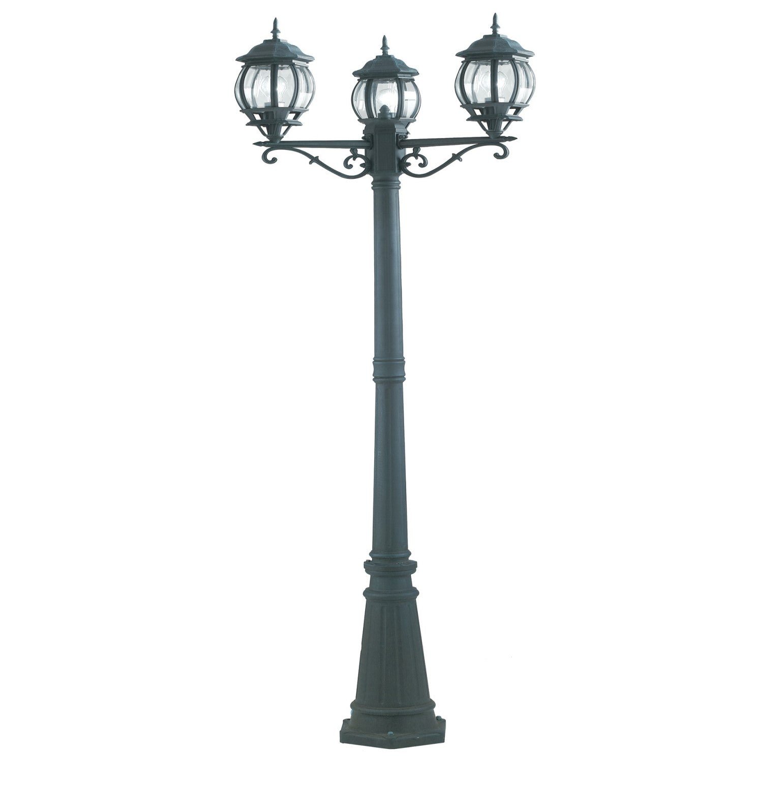 Sloupkové svítidlo PALO SANTIAGO černá/zelená, 3xE27, IP44, 209 x 69 cm - FANEUROPE Obrázek produktu Sloupkové svítidlo PALO SANTIAGO černá/zelená, 3xE27, IP44, 209 x 69 cm - FANEUROPE