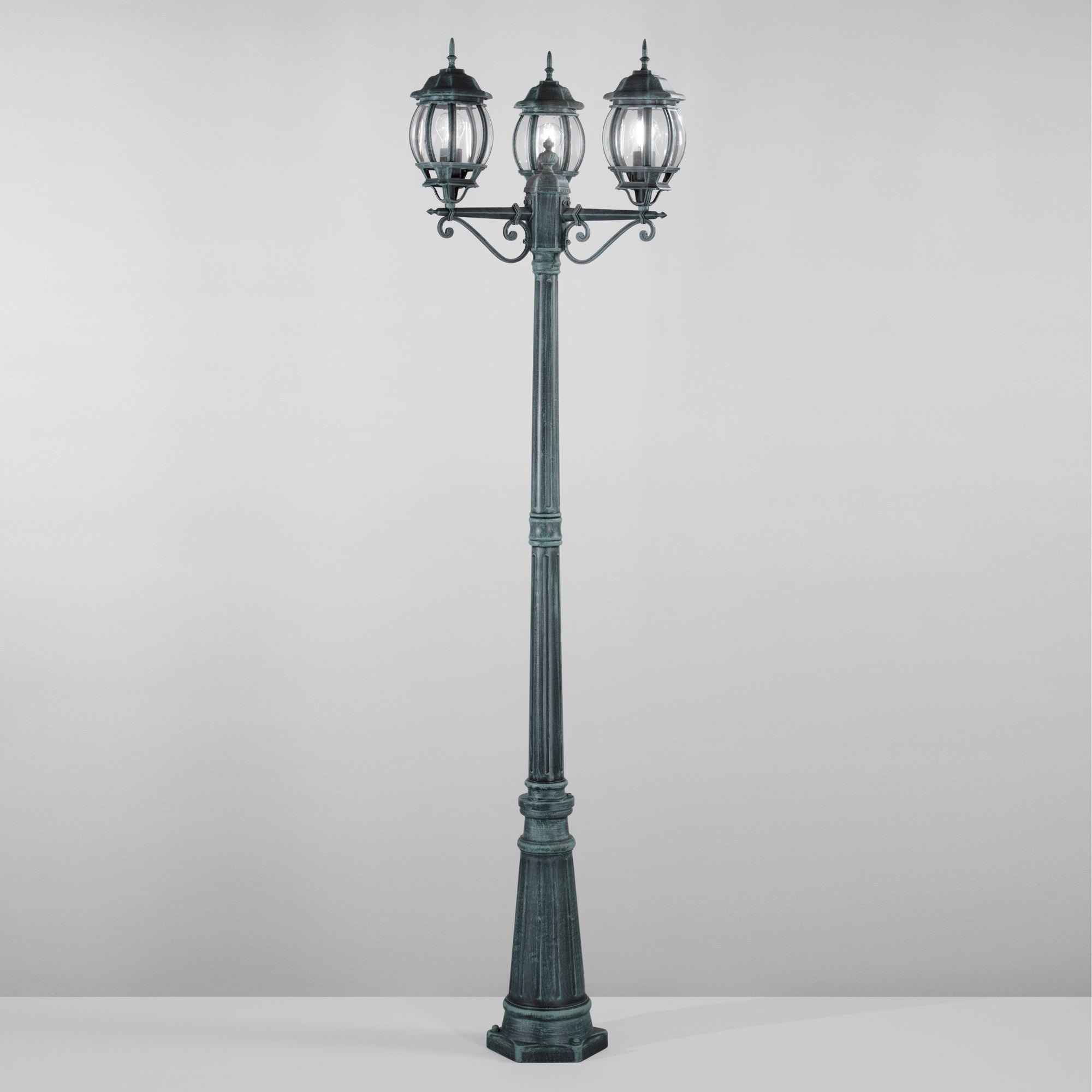 Obrázek produktu Sloupkové svítidlo PALO SANTIAGO černá/zelená, 3xE27, IP44, 209 x 69 cm - FANEUROPE 2 Obrázek produktu Sloupkové svítidlo PALO SANTIAGO černá/zelená, 3xE27, IP44, 209 x 69 cm - FANEUROPE 2