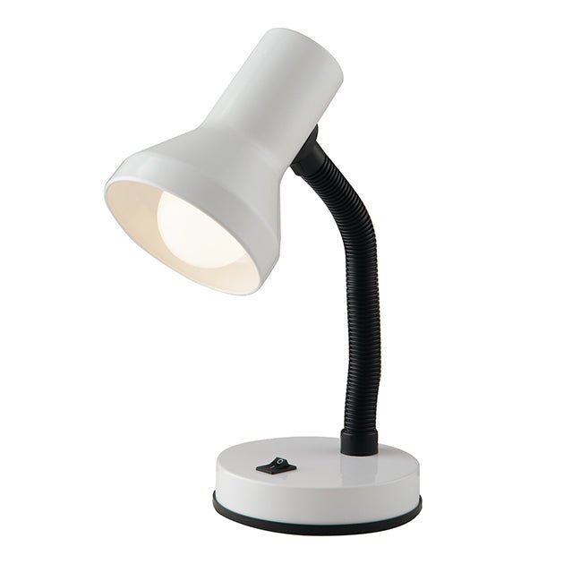 FAN LDT032-BIANCO Stolní lampa LDT032, bílá, 1xE27, 14,5 x 34,5 cm - FANEUROPE