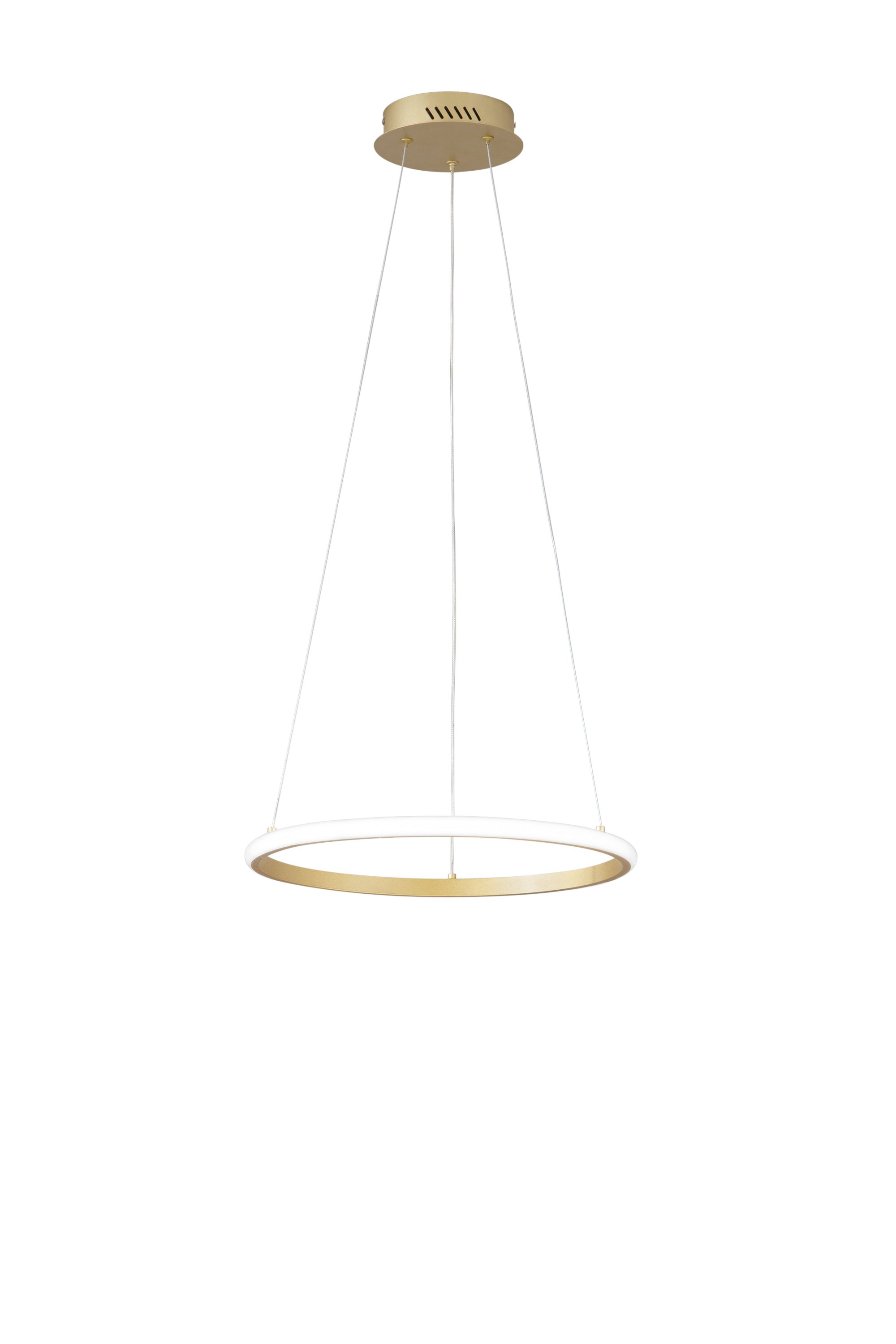 FAN LED-AXIS-S40-ORO Závěsné LED svítidlo Axis zlatá, 20 W, 3650 lm, CCT, 40 x 150 cm - FANEUROPE