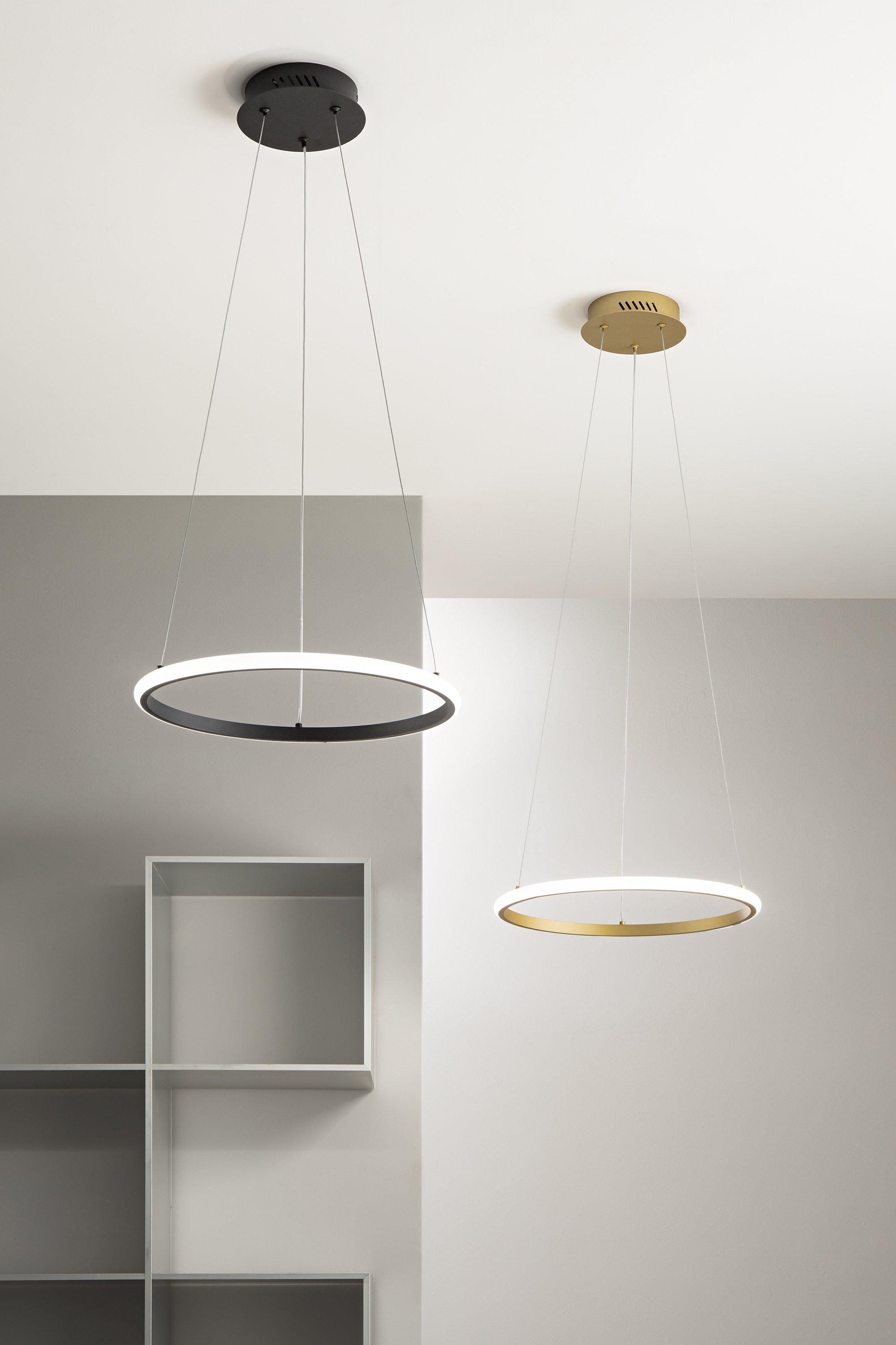 FAN LED-AXIS-S60-NER Závěsné LED svítidlo Axis černá, 31 W, 3650 lm, CCT, 60 x 150 cm - FANEUROPE (obrázek 3)