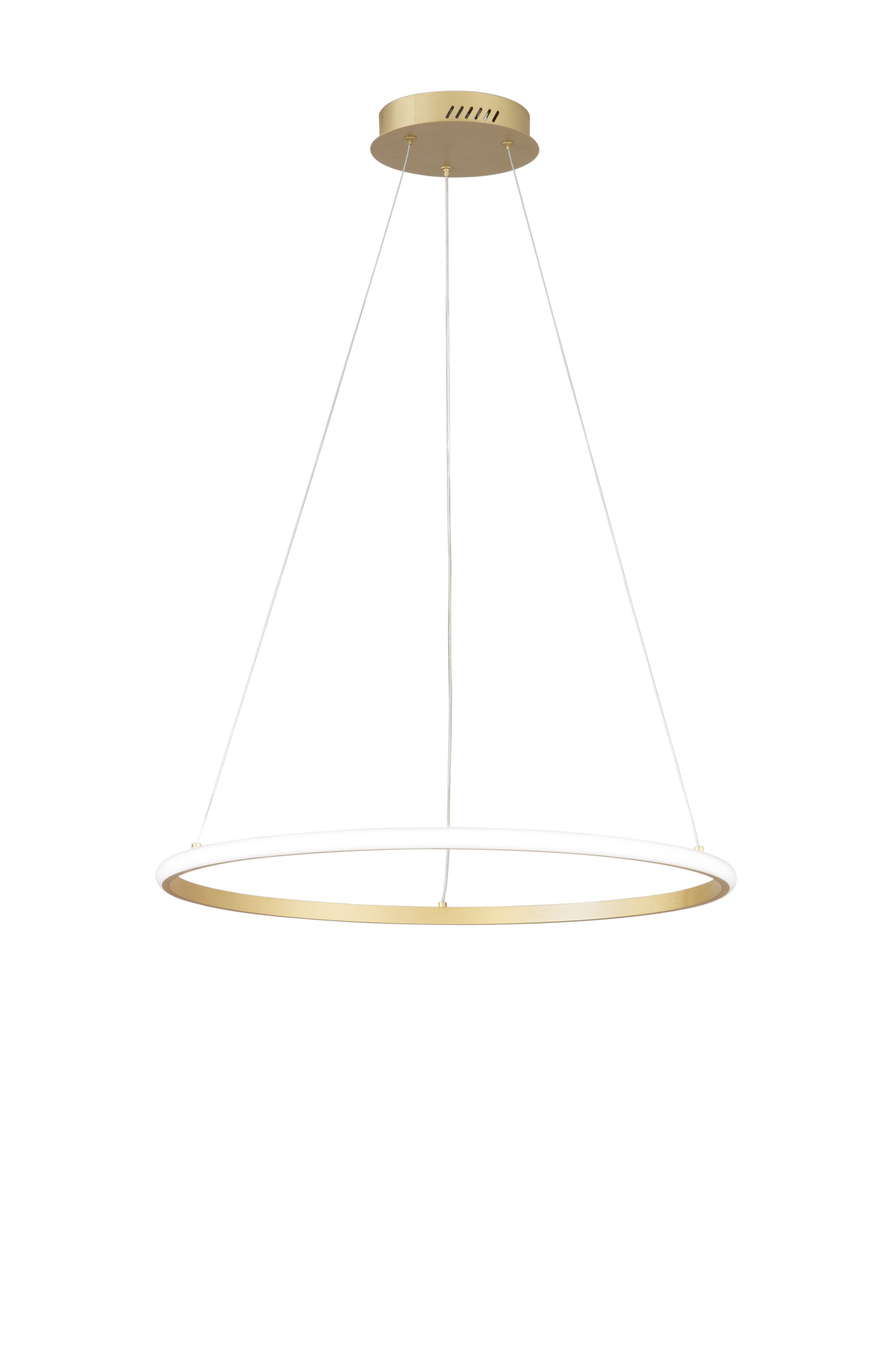 FAN LED-AXIS-S60-ORO Závěsné LED svítidlo Axis zlatá, 31 W, 3650 lm, CCT, 60 x 150 cm - FANEUROPE