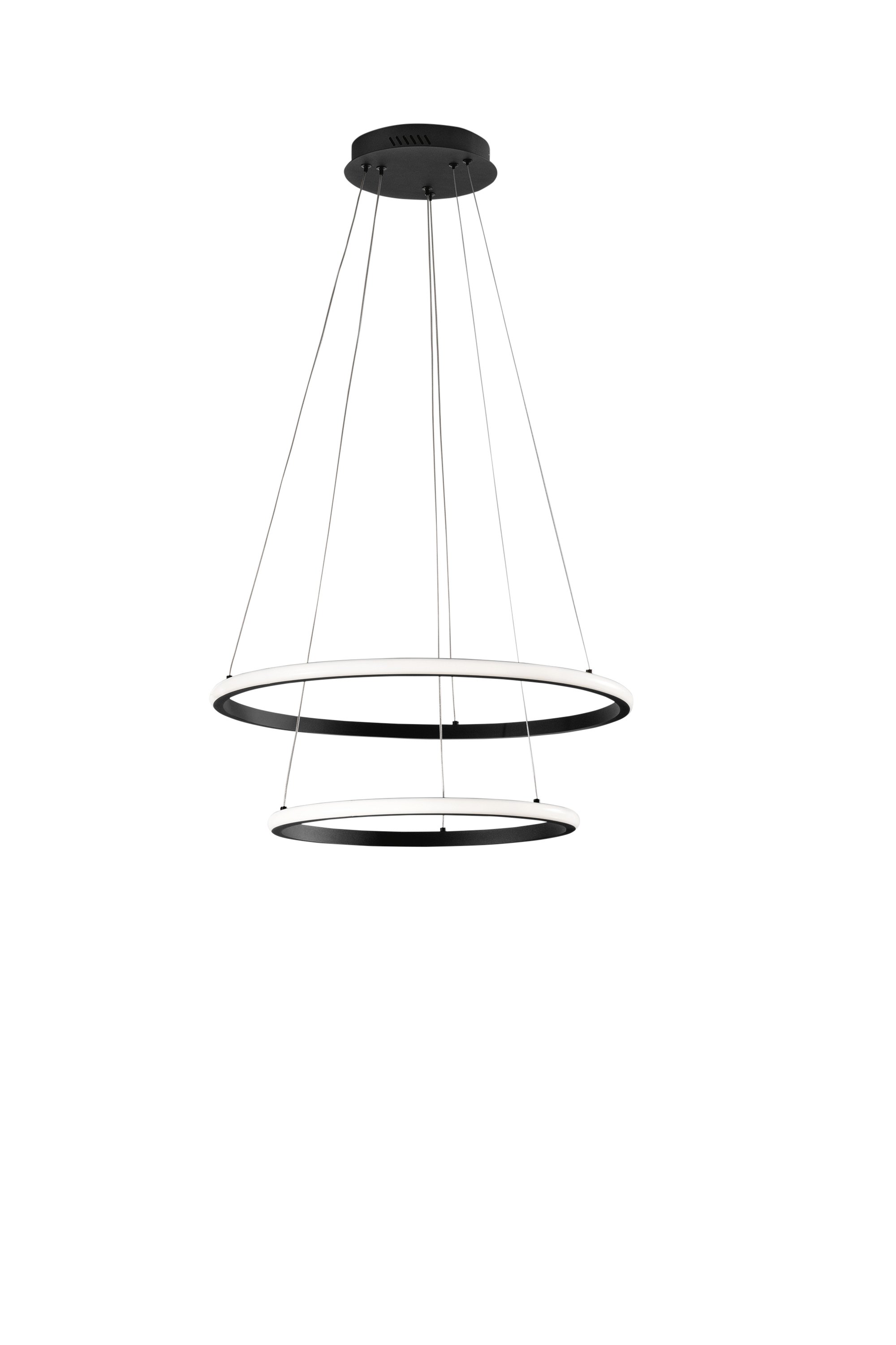 FAN LED-AXIS-S6040-SPI-NER Závěsné LED svítidlo Axis černá, 31 W, 3360 lm, CCT + RGB, digitální s dálkovým ovladačem, formát 60/40 x 150 cm - FANEUROPE