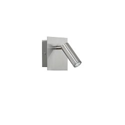 Obrázek pro produkt Nástěnné LED svítidlo DICKENS nastavitelné nikl, 2,2 W, 220 lm, 3000 K, 11 x 11 x 9 cm - FANEUROPE
