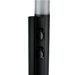 Obrázek pro produkt Sloupkové svítidlo PALO DISCOVERY antracit, hliník, 13 W, 1440 lm, 4000 K, IP54, 2 x SCHUKO 2500 W, 65 x 13 x 13 cm - FANEUROPE