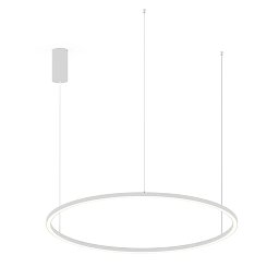 Obrázek pro produkt Závěsné LED svítidlo HOOP bílá, 60 W, 9000 lm, CCT, 120 x 120 x 150 cm - FANEUROPE